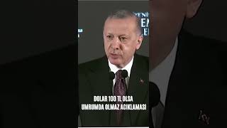 Her Konuşmasında Doları Yükselten Adam Gibi Adam Erdoğan