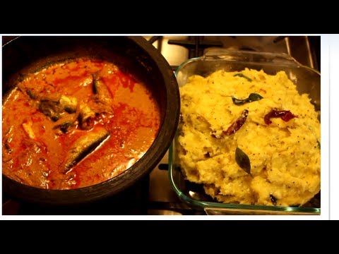 കപ്പ പുഴുക്കും മത്തി കറിയും-...