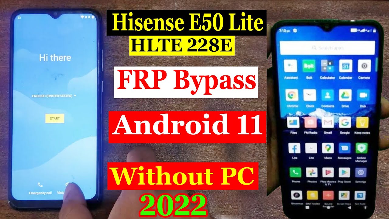 Hisense E50 Lite FRP Bypass Android 11 | Hisense Hisense E50 Lite FRP Bypass Android 11 | Hisense