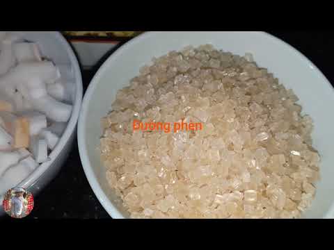 Cách làm chè bột lọc nhân dừa