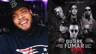 Reaccion Quiere Fumar Remix Nio García Casper Darell De La Ghetto Miky Woodz Almighty Reaccion Quiere Fumar Remix Nio García Casper Darell De La Ghetto Miky Woodz Almighty