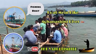 Aghanashini River - Tadadi Port Boat Ride Uttara Kannada Series Barge Fishing Boat Fishermen