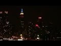 New York City Skyline from Weehawken, NJ on a full moon night