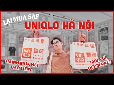 LẠI MUA SẬP UNIQLO HÀ NỘI 😍 Toàn đồ Đẹp Rẻ Ngầu | Gặp Ninh Tito, Duy Thẩm, Hạnh Chee