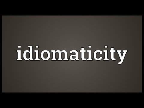 Header of idiomaticity