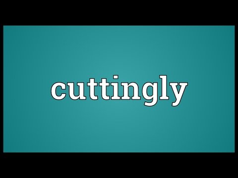 Header of cuttingly