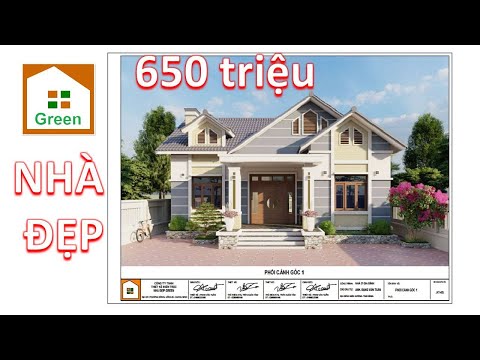 NHÀ ĐẸP 2021 Mẫu Nhà Vườn Đẹp 3 Phòng Ngủ 120 m2 Đầu Tư 650 Triệu Cảm Ơn Anh Tuấn Ở Thái Bình