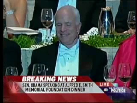 Obama at Al Smith Dinner -Part 1-