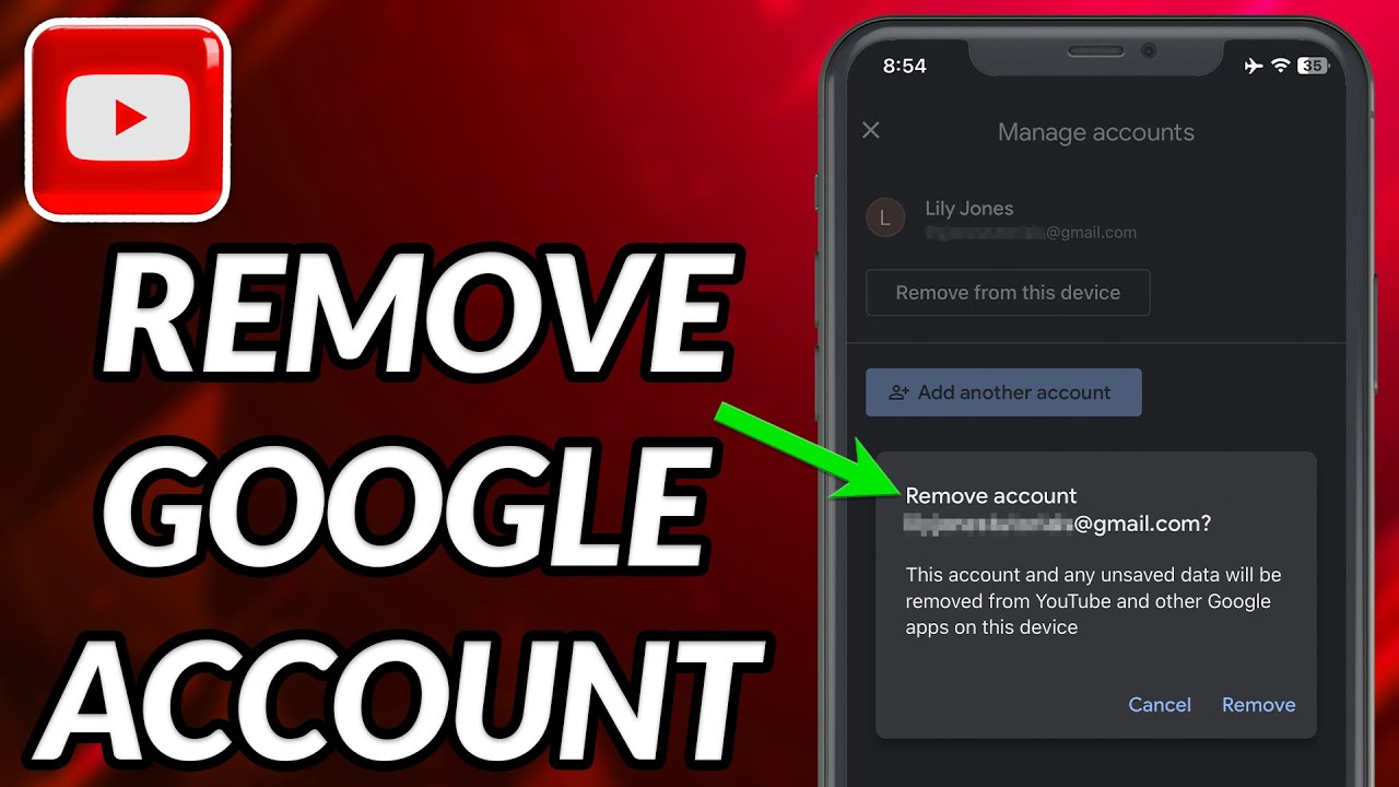 How To Remove Google Account From YouTube App How To Remove Google Account From YouTube App