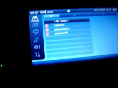 how to use psp go messenger
