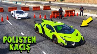 Lamborghini Ailesi Arabalar Polis Arabasından Kaçıyor - Gta 5