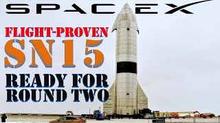SpaceX first flight proven Starship SN15 heads back to launch pad for second round
