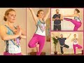 Improve Your Balance in Yoga Class, Tree Pose, Extended Hand to Foot, Standing,