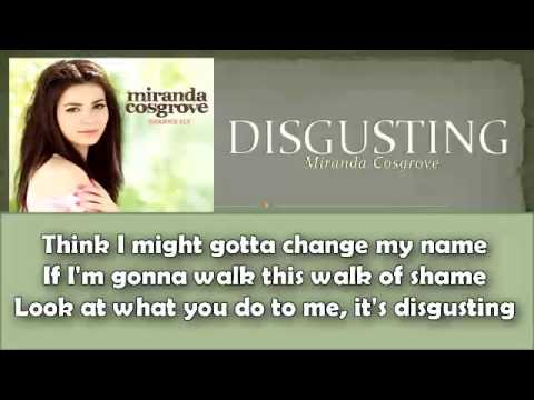 Disgusting - Miranda Cosgrove kesha disgusting album. Disgusting - Miranda Cosgrove