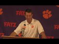 Dabo Swinney post SC ST