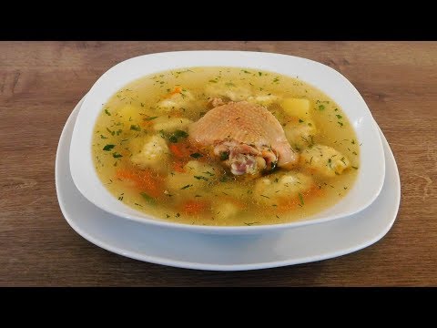 ОБАЛДЕННО ВКУСНЫЙ КУРИНЫЙ СУП С СЫРНЫМИ КЛЁЦКАМИ/ГАЛУШКАМИ ОБАЛДЕННО ВКУСНЫЙ КУРИНЫЙ СУП С СЫРНЫМИ КЛЁЦКАМИ/ГАЛУШКАМИ