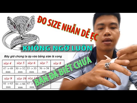 Hướng dẫn đo ni size nhẫn khi mua hàng online chính xác nhất | Công Sang CSJ