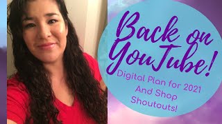 Vivi at Home Writes ~ Ep 36 Back on YouTube! (Digital Plan with Me and Shop Shoutouts!)