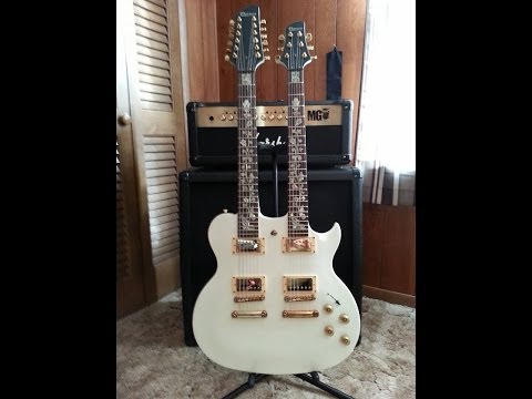 Davison Double Neck Les Paul copy