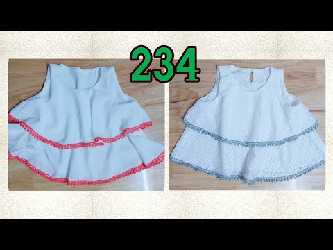 🌻 234 🌻 Cắt may áo 2 tầng siêu xinh | Cách may lộn cổ và nách - cắt may Mẹ Bống 234