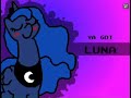 Luna como pegar/how to did Banned From Equestria
