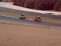 Russell Garcia (RUSSO) in the lead at Jerez Track Day