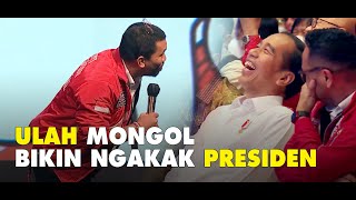 Download lagu Mongol Stres, Bikin Presiden Jokowi Tertawa Hingga Manggut-Manggut dengar Usulannya
