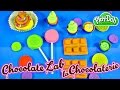 Play Doh Chocolate Lab Popsicle Candy Bars Playdough Cupcakes Plastilina Juguetes