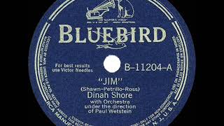 Watch Dinah Shore Jim video