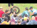 MXGP of Italy 2014 MX2 Start Crash - Jose Butron Crash - Motocross