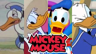 Donald Duck Mickey Mouse Evolution In Movies & Tv 1934 - 2024