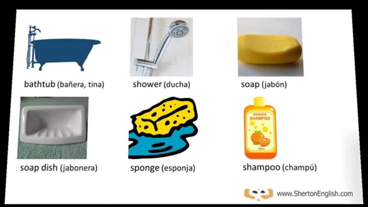 Vocabulario Inglés: El Baño (The Bathroom) - YouTube
