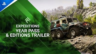 Expeditions: A MudRunner Game - Year Pass & Editions Trailer | PS5 & PS4 Games