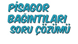 Pi̇sagor Bağintilari Soru Çözümü Ygs Kampı