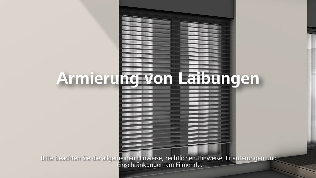 Armierung von Laibungen Wärmedämmung / WDVS