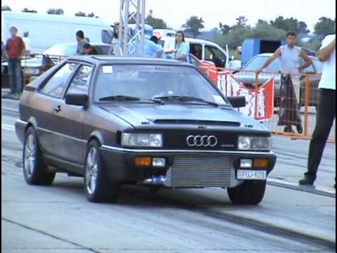 Audi 80 Coupe Quattro Turbo 103 220 Drag Race 1 4 Mile 