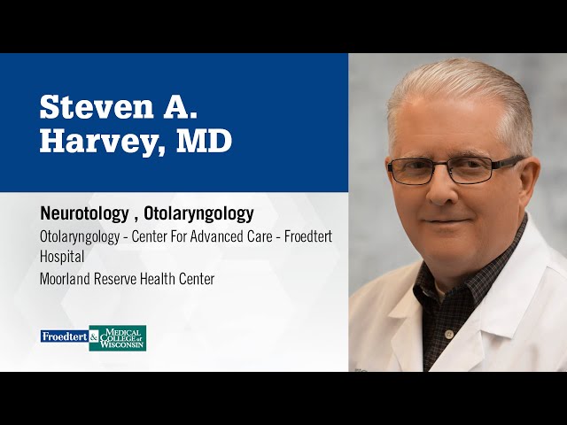 Watch Dr. Steven Harvey, otolaryngologist on YouTube.