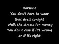 The police Roxanne + lyrics