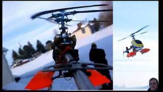 Tail Rotor Camera On Xheli Exceed Rc Blue Ray 450.