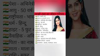 सकष तवर क जवन परचयBiography Of Sakshi Tanwar Sakshi Tanwar