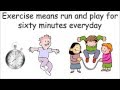 Exercise is Cool- Hip Hop song to teach kids the importance of physical activity- by Mark D. Pencil