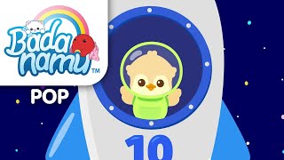 10 Spaceships Zoom Around The Moon - Math Song L Nursery Rhymes & Kids Songs