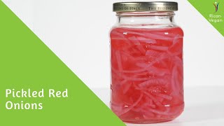 Pickled Red Onions | Rican Vegan