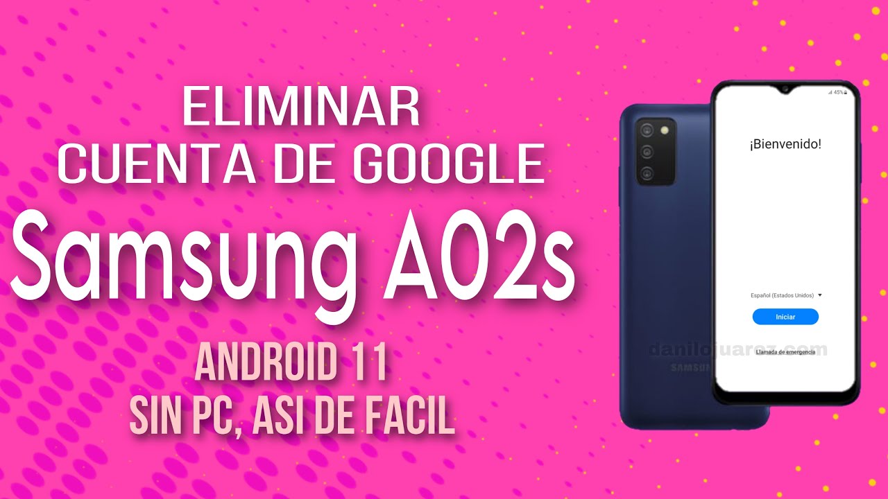 DELETE GOOGLE ACCOUNT SAMSUNG GALAXY A02S REMOVE FRP DELETE GOOGLE ACCOUNT SAMSUNG GALAXY A02S REMOVE FRP