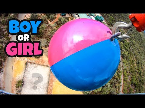 ATLAS STONE Vs. SPRAY PAINT = EPIC BABY GENDER REVEAL!
