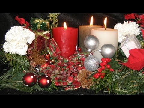 Christmas Candles Burning