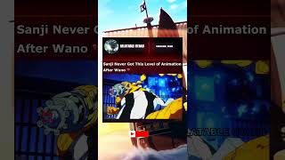 Sanji Never Got This Level Of Animation After Wano