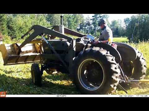 Rolling Sunflowers and Buckwheat planting NO-Till Winter Rye