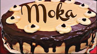 PASTEL DE MOKA/PASTEL DE CAFE/COCINA TRADICIONAL MEXICANA
