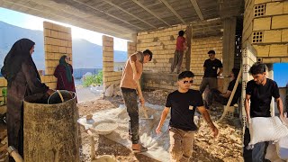 Amirs Family Buys Gypsum Starting The Plastering Of Their Dream Country Home